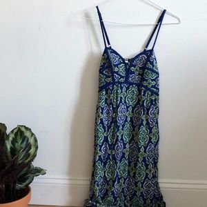 Printed maxi dress